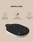 Black Terrazzo AirTag Holder