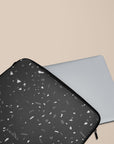 Black Terrazzo Laptop Sleeve
