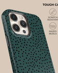 Green Polka Dots Phone Case