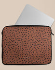 Orange Polka Dots Laptop Sleeve