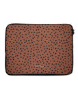 Orange Polka Dots Laptop Sleeve
