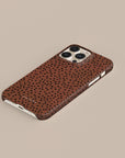 Burnt Orange Polka Dots Phone Case