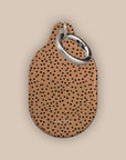 Burnt Orange Polka Dots AirTag Holder