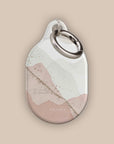 Pink & Gold Abstract AirTag Holder