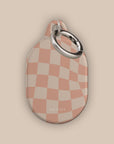 Neutral Wave Checkered AirTag Holder