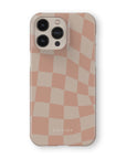 Coque de téléphone à carreaux Neutral Wave