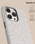 Beige Curl Phone Case
