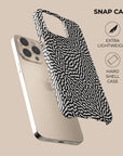 Black & White Tweed Phone Case