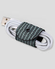 Green Mint Dots EcoWrap Cord