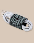 Green Mint Dots EcoWrap Cord