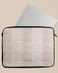 Pink Crocodile Laptop Sleeve