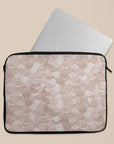Beige Watercolor Reptile Laptop Sleeve