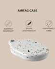 Light Terrazzo AirTag Holder