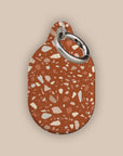 Orange Terrazzo AirTag Holder