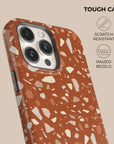 Orange Terrazzo Phone Case