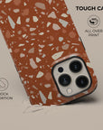 Orange Terrazzo Phone Case