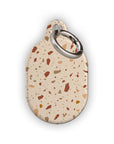 Cream Terrazzo AirTag Holder