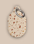 Cream Terrazzo AirTag Holder