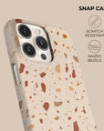 Cream Terrazzo Phone Case