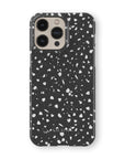 Black Coffee Terrazzo Phone Case