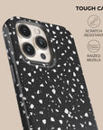 Black Coffee Terrazzo Phone Case