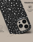 Black Coffee Terrazzo Phone Case