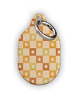 Checkered Elegance AirTag Holder