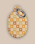 Checkered Elegance AirTag Holder
