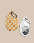 Checkered Elegance AirTag Holder