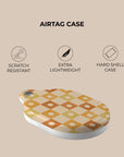Checkered Elegance AirTag Holder