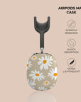 Beige Daisy AirPods Max Case
