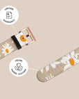 Beige Daisy Galaxy Watch Band