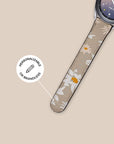 Beige Daisy Galaxy Watch Band