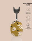 Burnt Yellow Flowers AirPods Max Case
