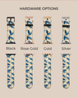 Blue Leafs Apple Watch Band