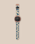 Blue Leafs Galaxy Watch Band