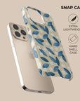 Blue Leafs Phone Case
