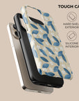 Blue Leafs Phone Case