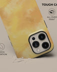 Yellow Tie Dye Phone Case