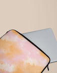 Pink Orange Tie Dye Laptop Sleeve
