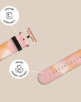 Pink Orange Tie Dye Galaxy Watch Band