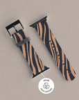 Copper Zebra Apple Watch Band