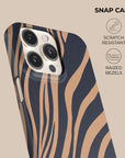 Copper Zebra Phone Case