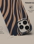 Copper Zebra Phone Case