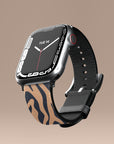 Blue Copper Zebra Apple Watch Band