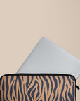 Copper Zebra Laptop Sleeve