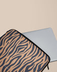 Copper Zebra Laptop Sleeve