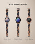 Blue Copper Zebra Galaxy Watch Band