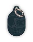 Green Swirl AirTag Holder
