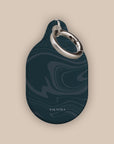Green Swirl AirTag Holder